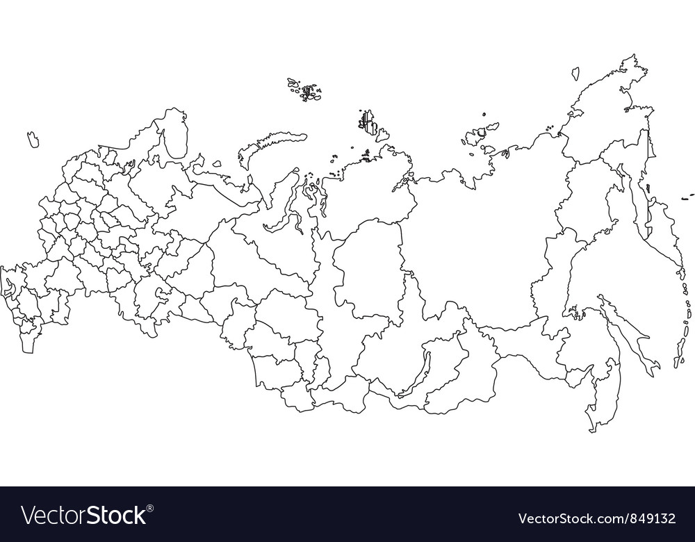 Vector map Novokuznetsk Russia