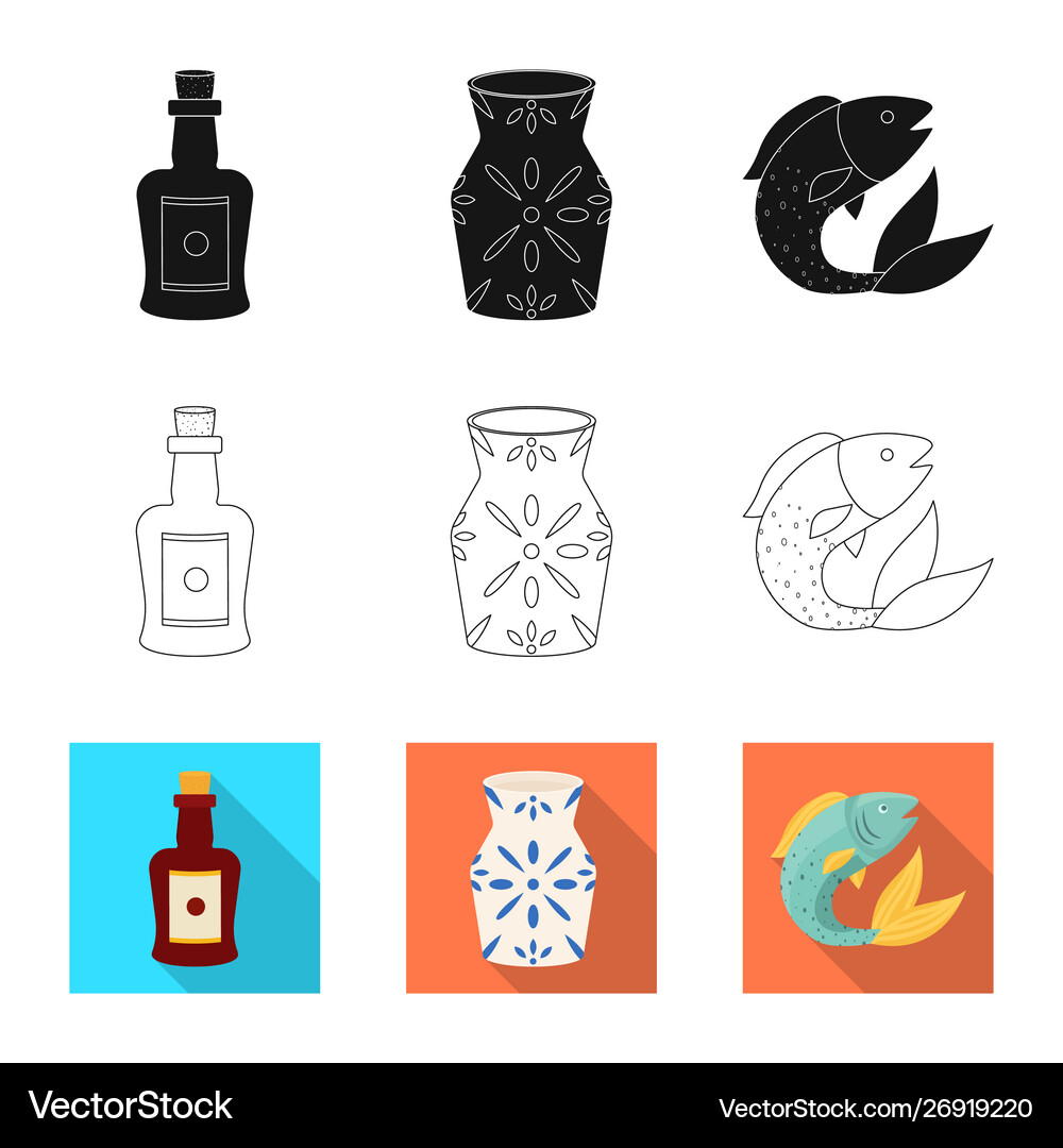 Design and historic icon set Royalty Free Vector Image