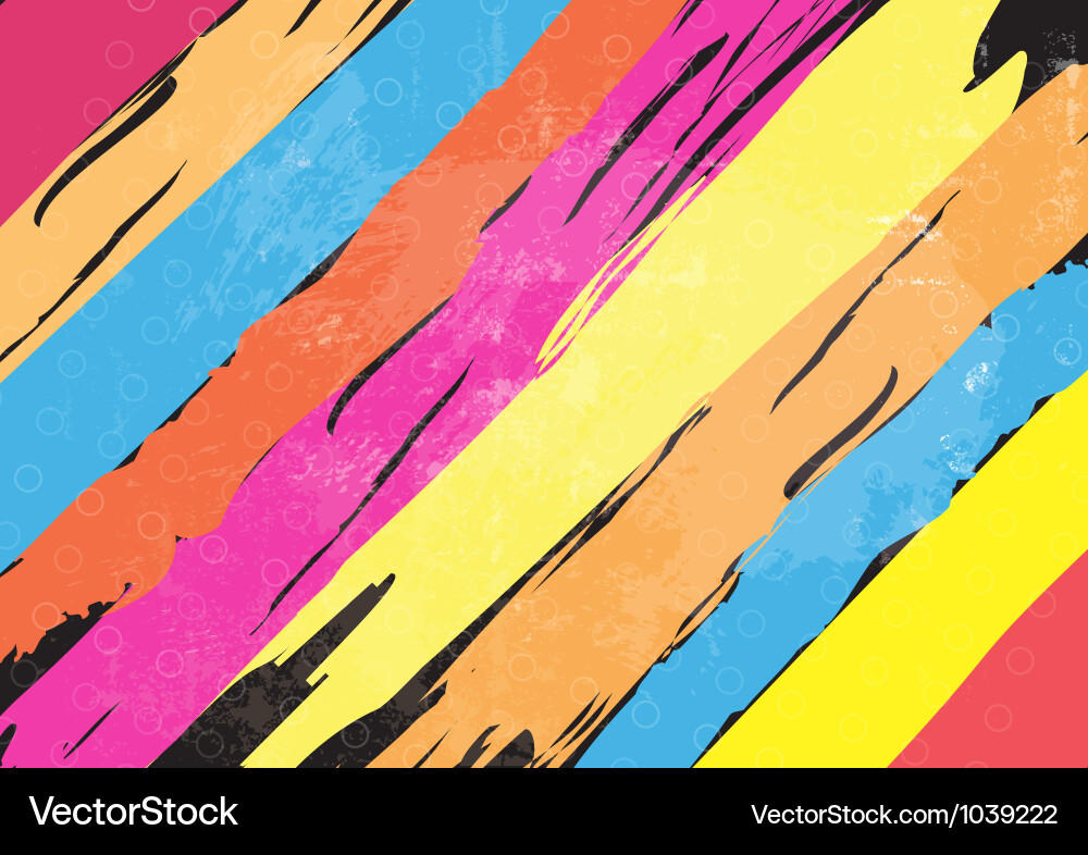 Color paint stripe background Royalty Free Vector Image