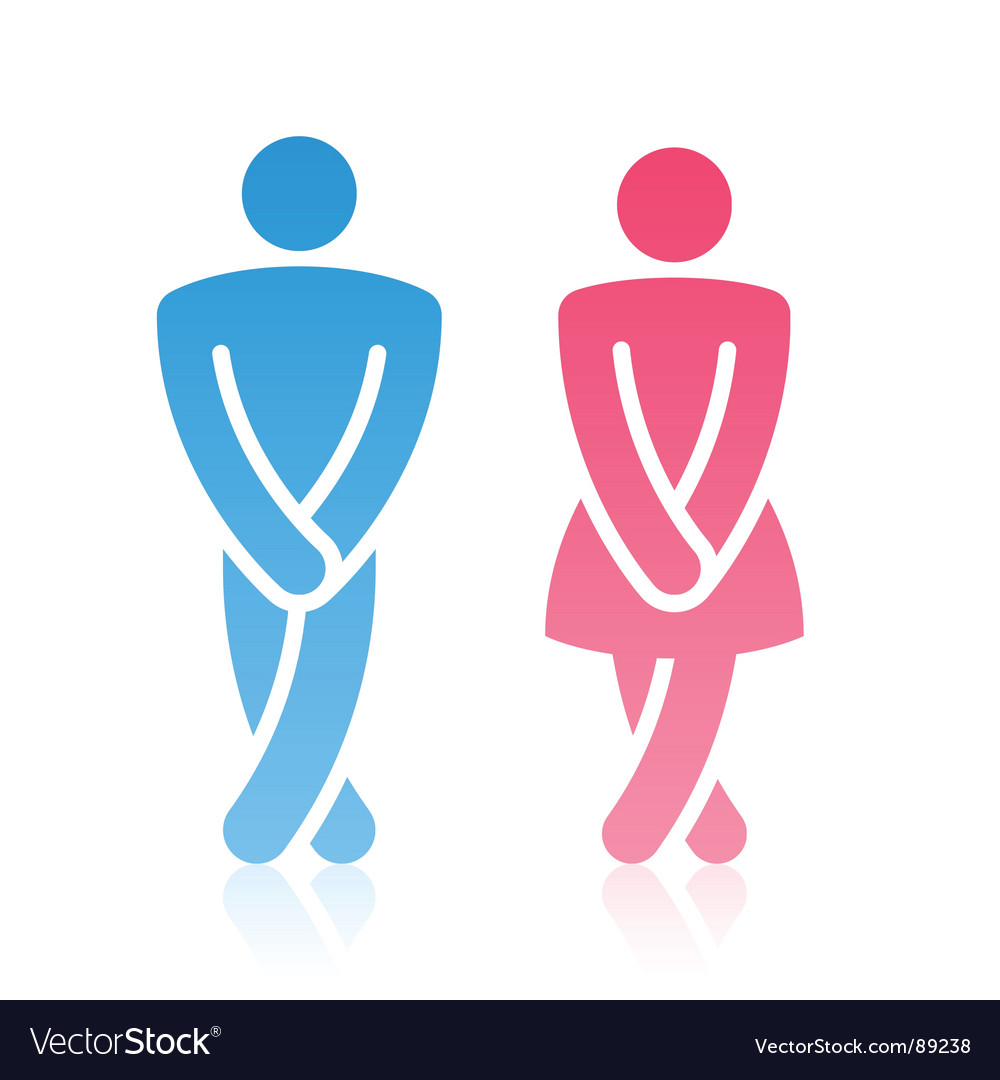 Restroom symbols Royalty Free Vector Image - VectorStock