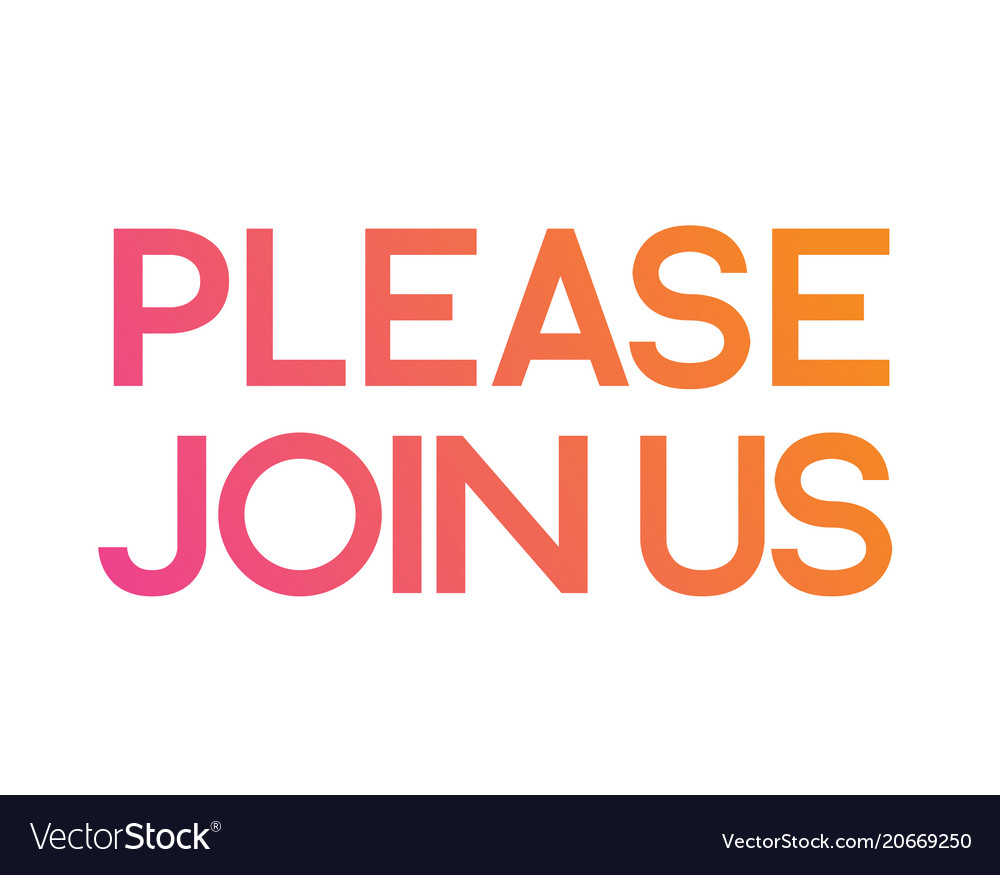 Please join us for. Word please.