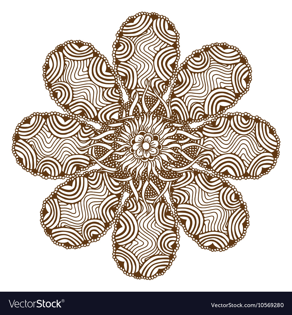 henna tattoo mandala royalty free vector image henna tattoo mandala royalty free vector image