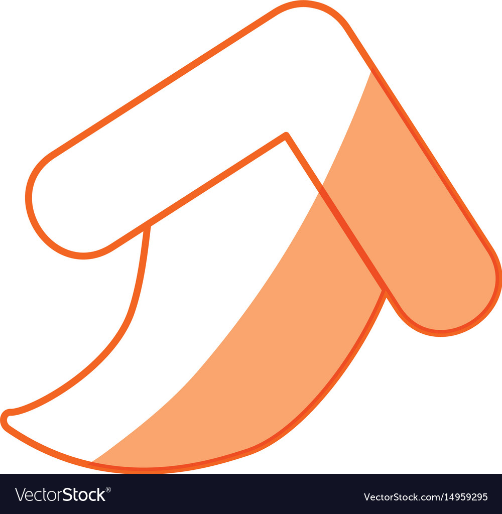 Silhouette arrow symbol icon design Royalty Free Vector Image - VectorStock