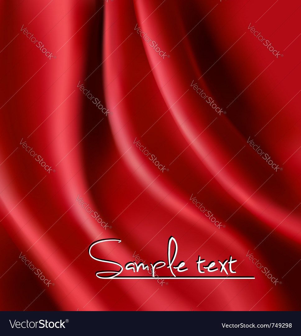 Red satin background Royalty Free Vector Image