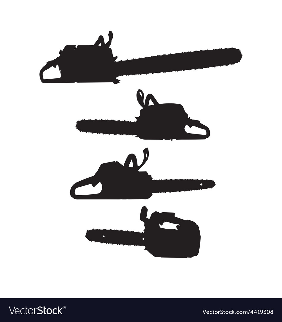 Chainsaw Royalty Free Vector Image VectorStock