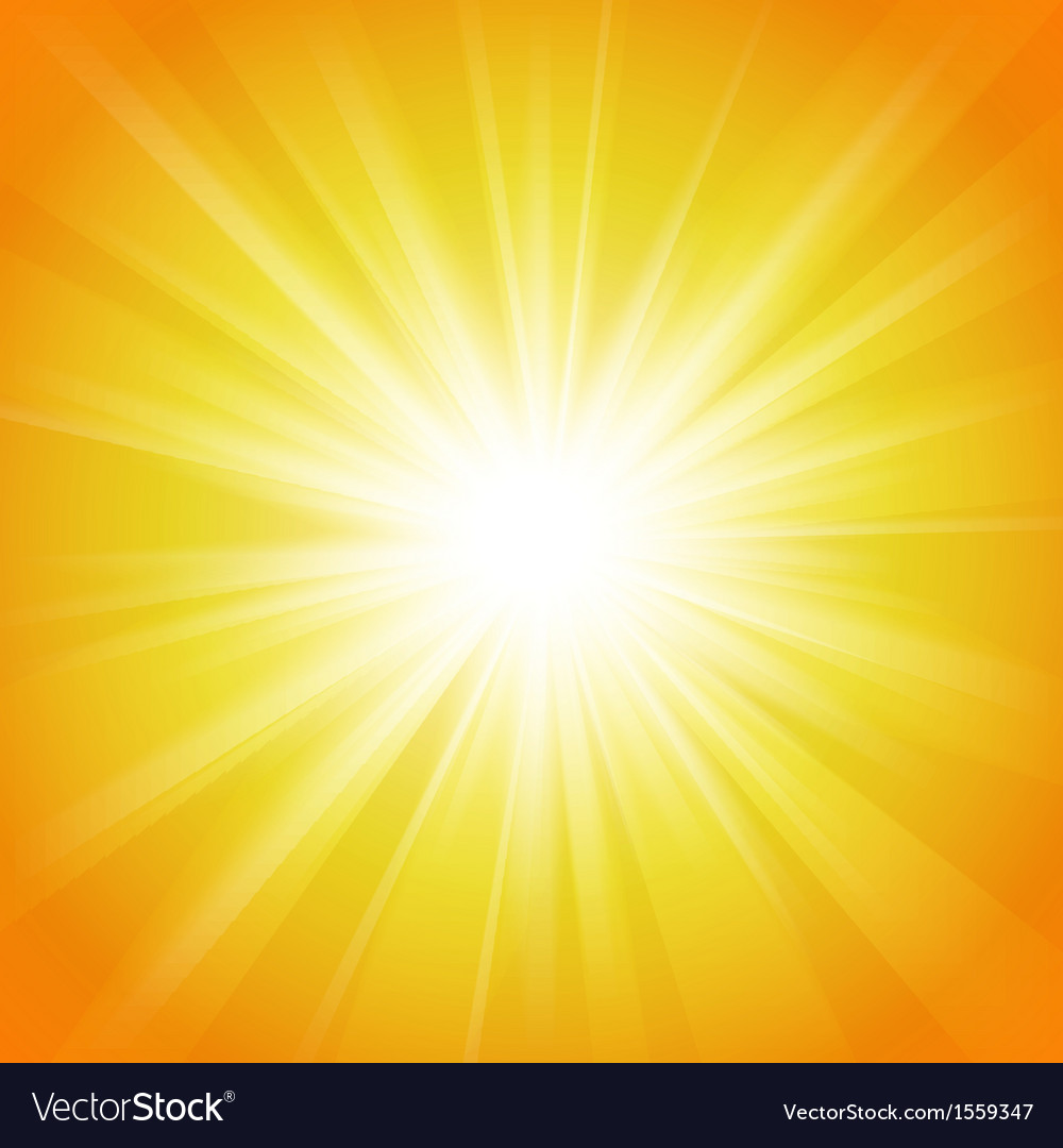 Yellow Magic Light And Yellow And Orange Abstract Magic Light Background Vector Image