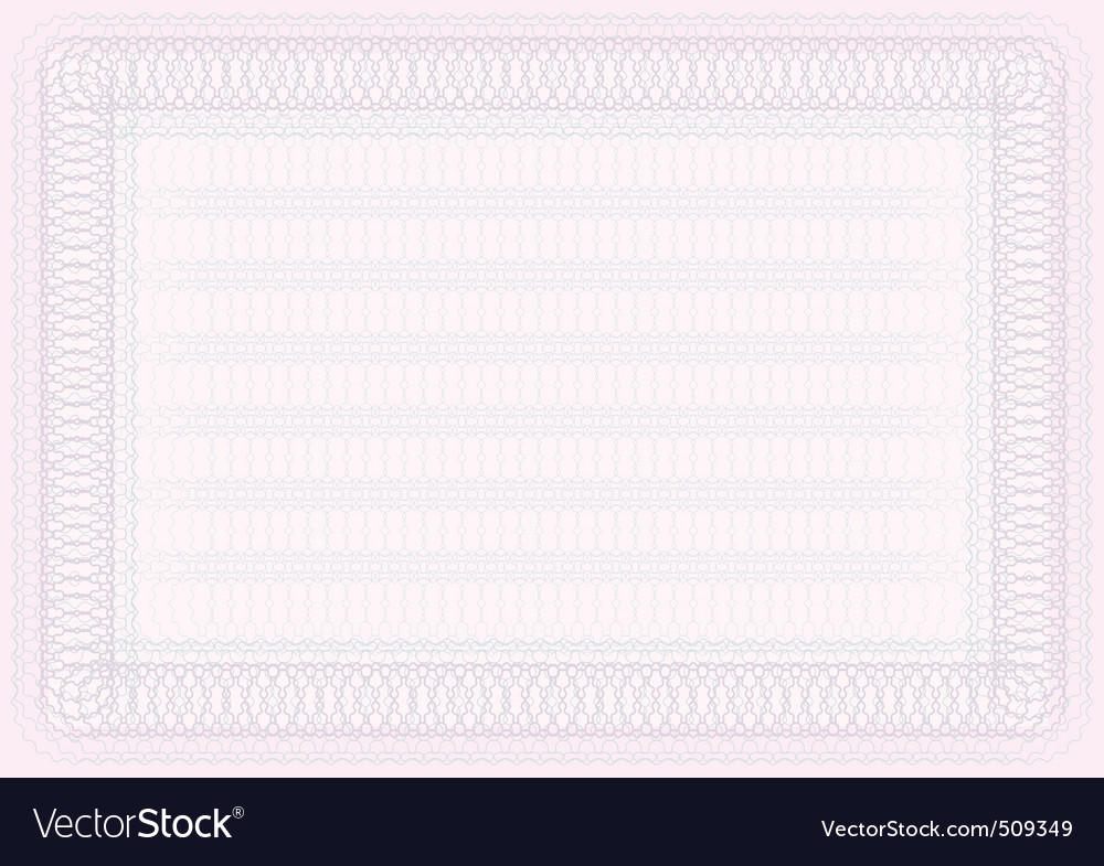 blank certificate template