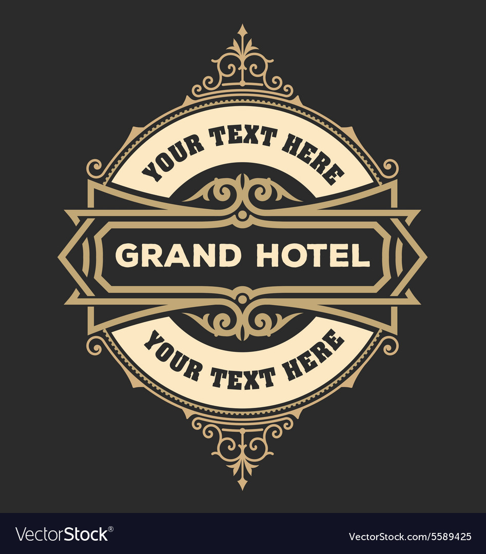 vintage logo template
