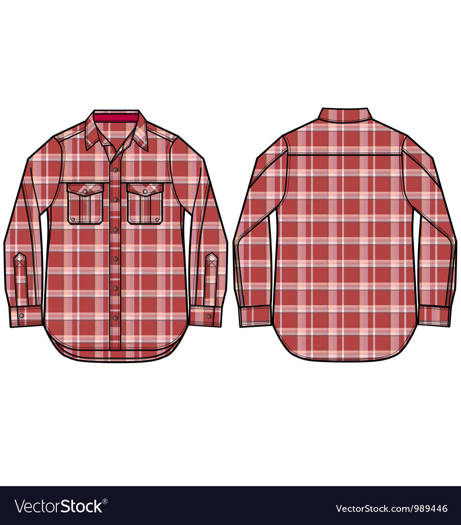 Download Check pattern shirt design Royalty Free Vector Image ...