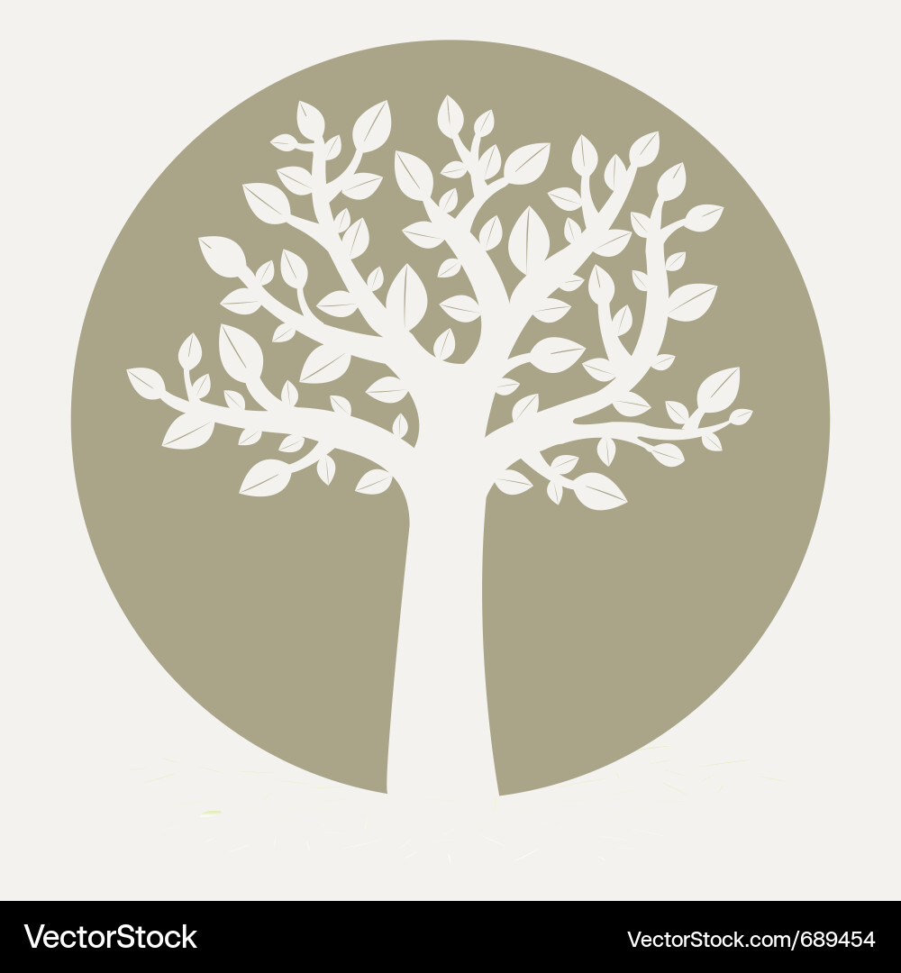 Eco tree Royalty Free Vector Image VectorStock