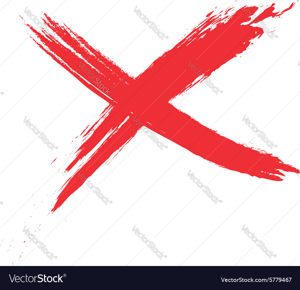 Red cross Royalty Free Vector Image - VectorStock