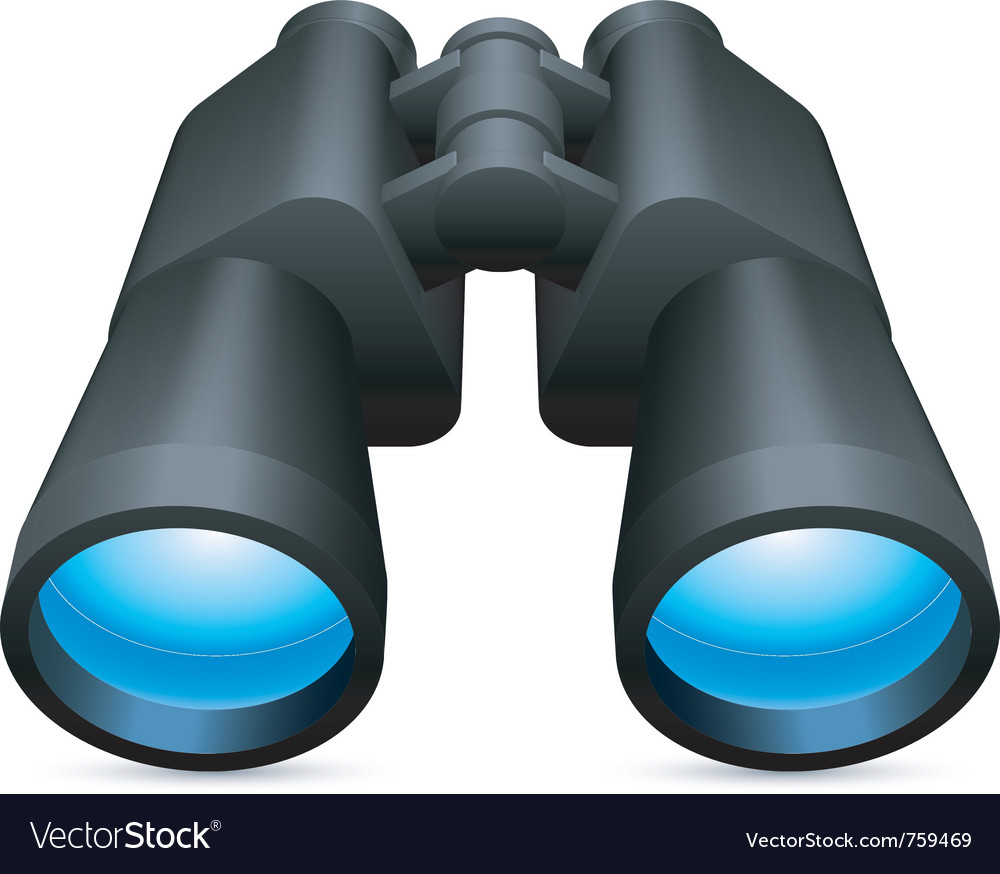 Binoculars Royalty Free Vector Image VectorStock