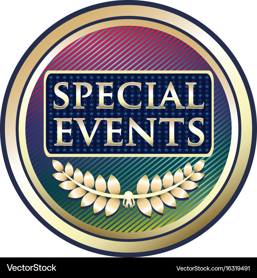 Special events icon Royalty Free Vector Image VectorStock
