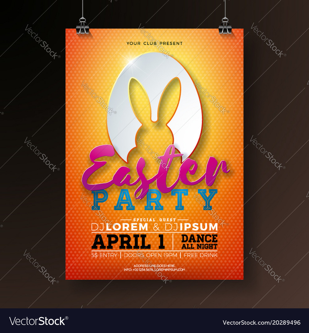 easter party flyer