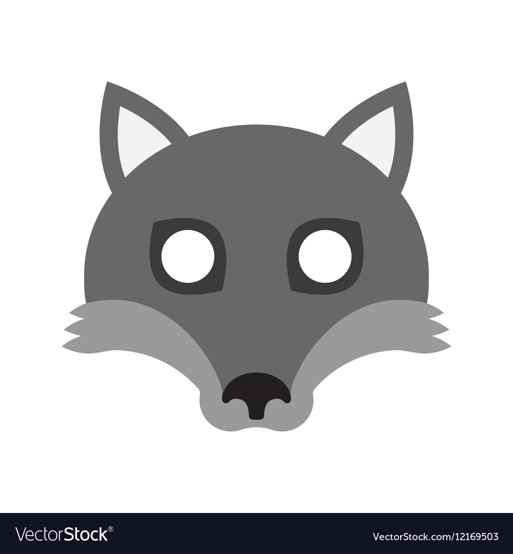 Cartoon Mask Of Wolf For Halloween Royalty Free Vector Image Cartoon Mask Of Wolf For Halloween Royalty Free Vector Image