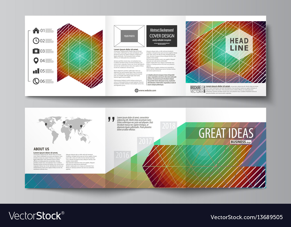 square brochures