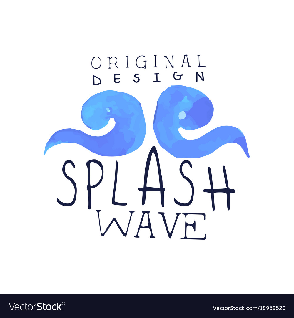 wave label