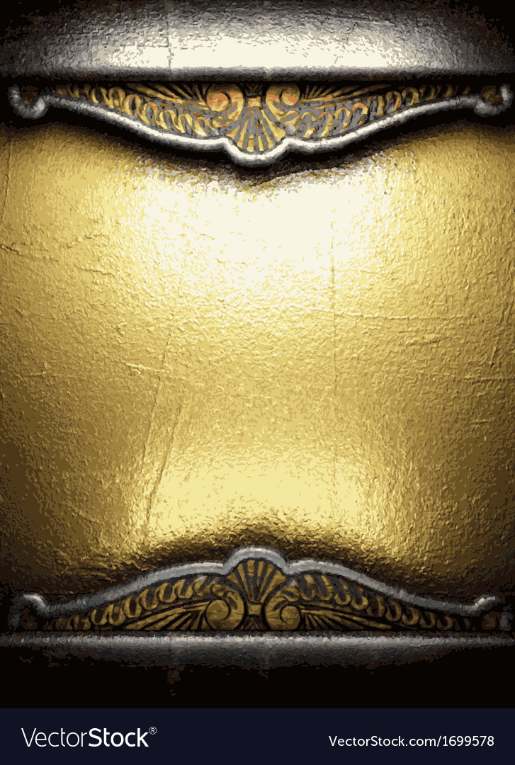 Gold and silver background Royalty Free Vector Image