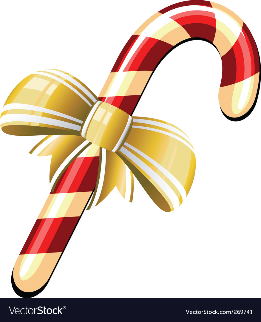 Candy cane Royalty Free Vector Image VectorStock
