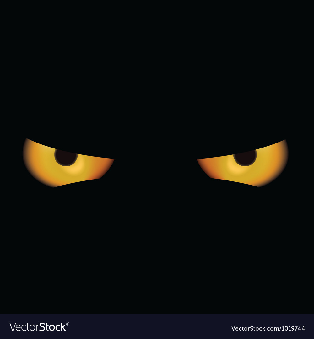 Devil Eyes Royalty Free Vector Image VectorStock
