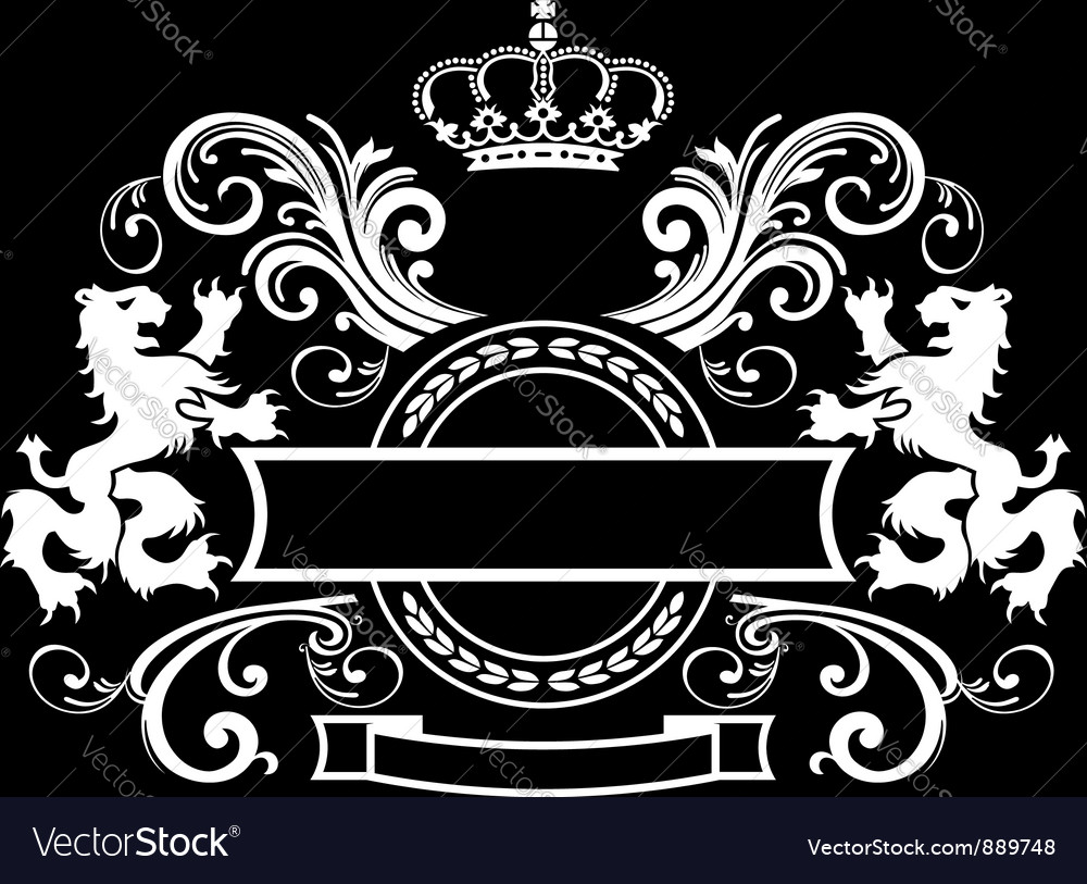 Download Vintage royal Emblem Royalty Free Vector Image