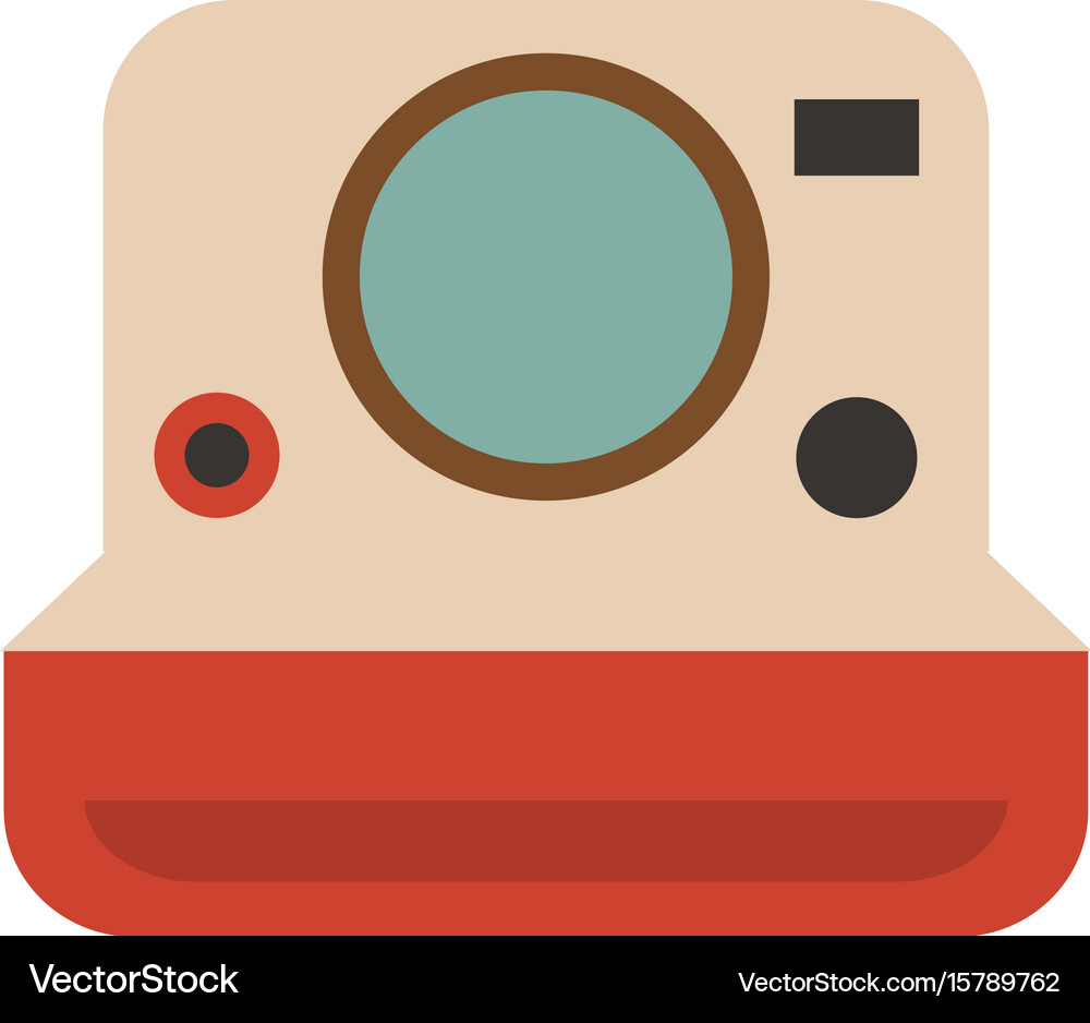 Photographic camera icon image Royalty Free Vector Image