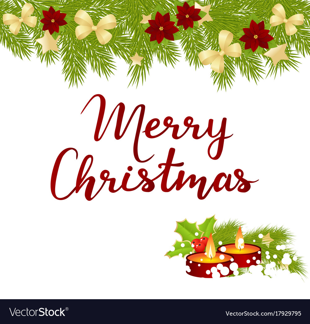 christmas card vector