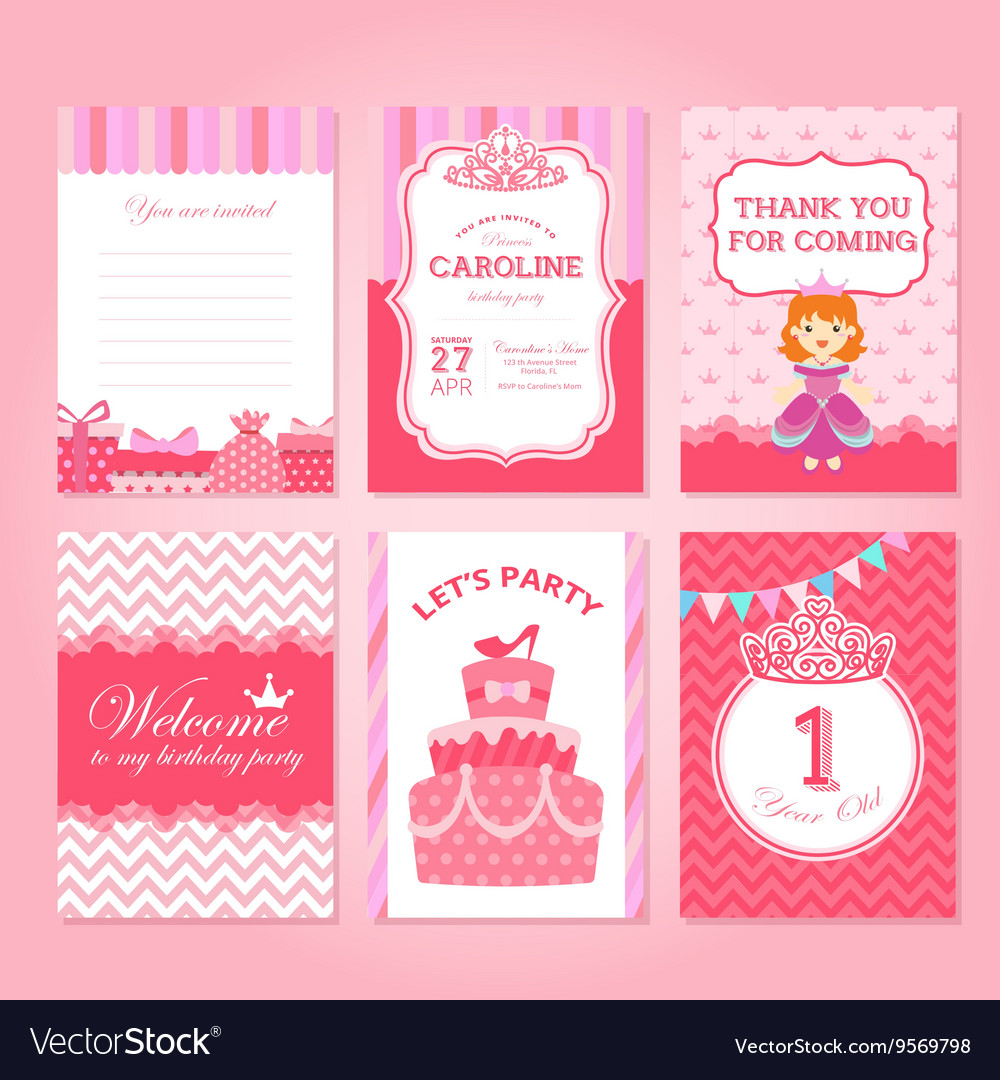 princess birthday party invitations template