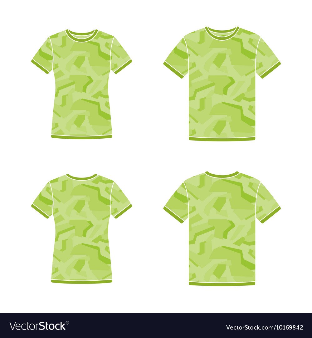 green t shirt template