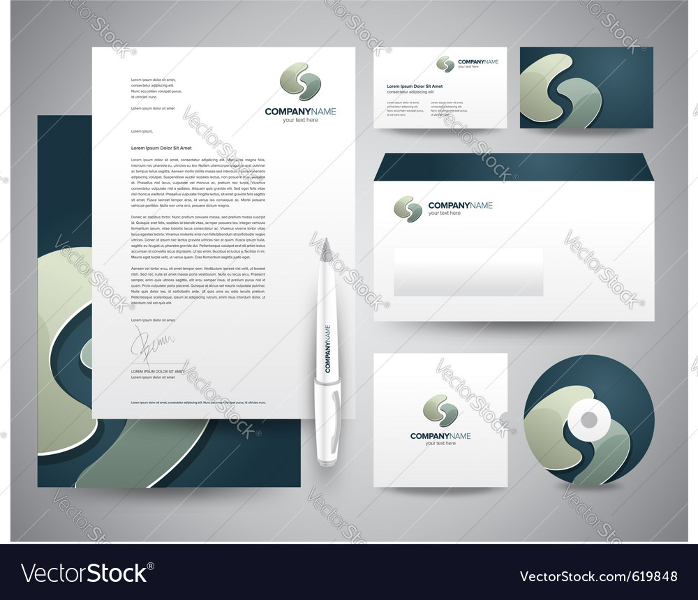 business stationary template