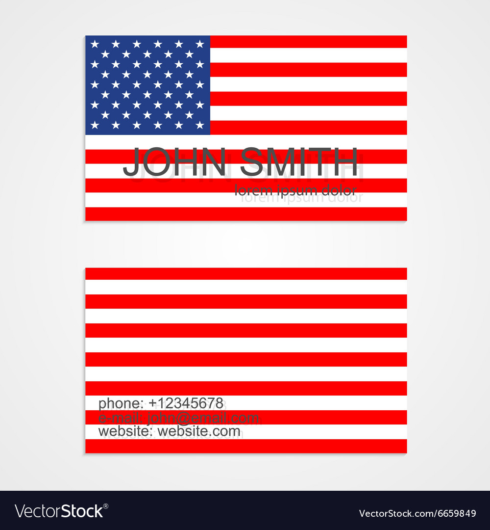 american flag template