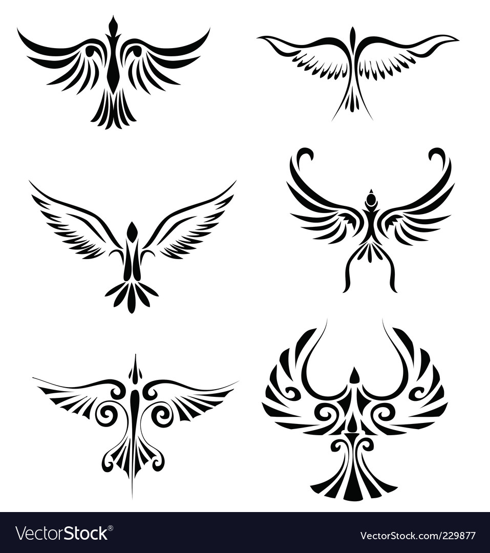 bird tribal tattoo royalty free vector image vectorstock bird tribal tattoo royalty free vector image vectorstock