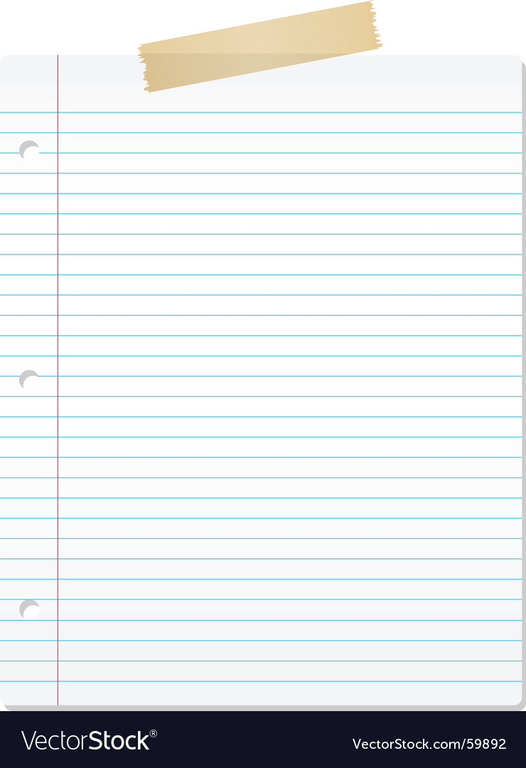 lined paper royalty free vector image vectorstock lined paper