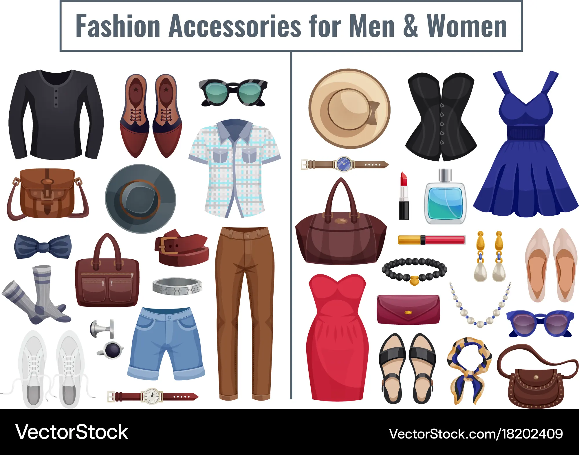 Men's and women's fashion accessories best sale
