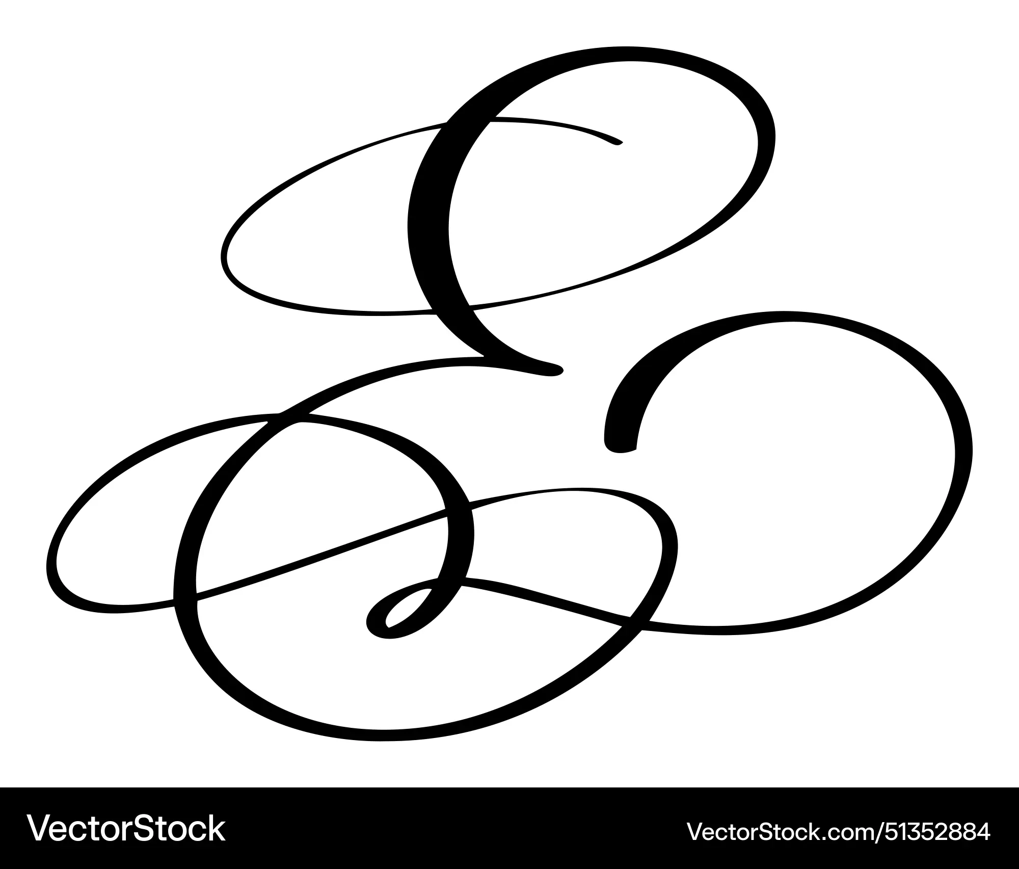 Letter E In Cursive 1,000+ Cursive Letter E Stock Illustrations,