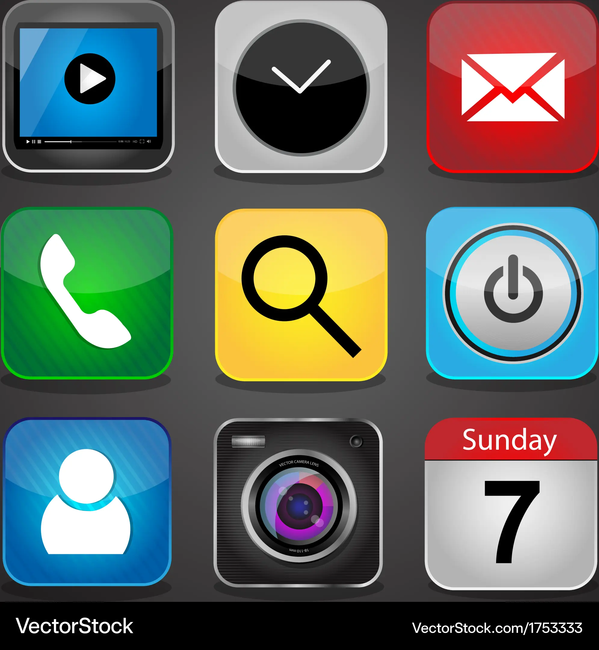 vector de icono de iphone 6