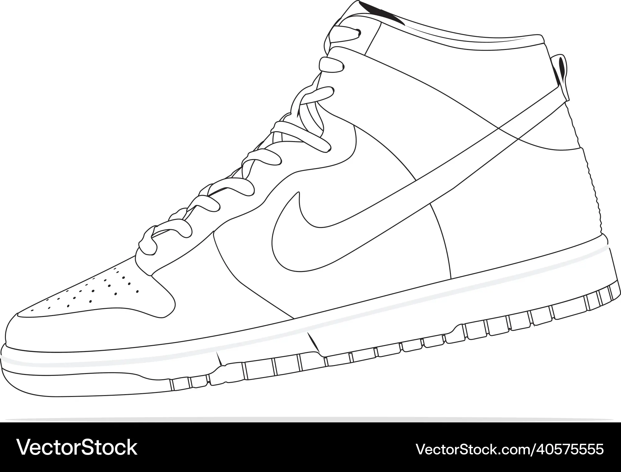 Nike dunk outline discount