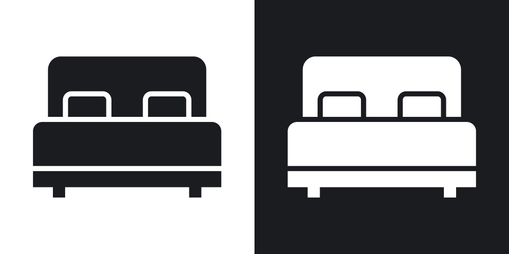 Bed icon Royalty Free Vector Image - VectorStock