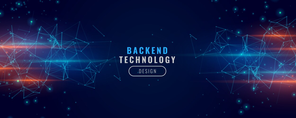 Dynamic Particle Technology Background vector image