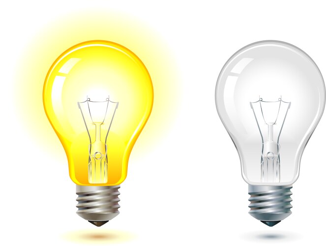 Object bulb off Royalty Free Vector Image VectorStock