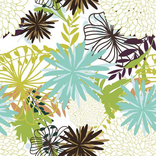 Seamless floral pattern Royalty Free Vector Image