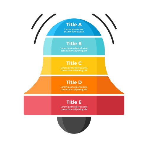 Notification Infographic Template Vector Image