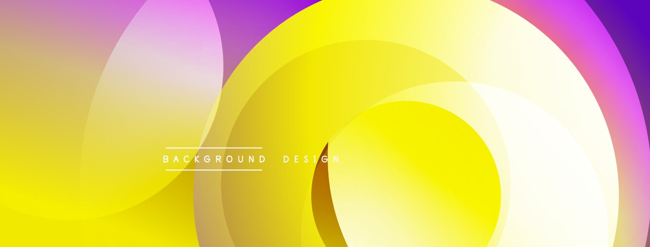 Abstract colorful background overlapping shapes vector image