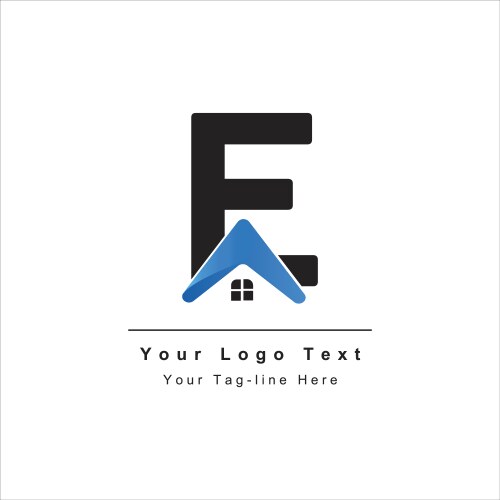 Digital tech letter initial e logo design template