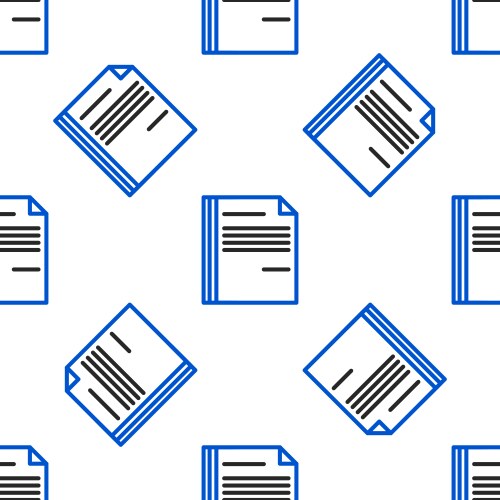 Line file document icon isolated seamless pattern vector image