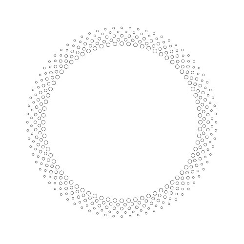 Thin line halftone dots pattern black color vector image