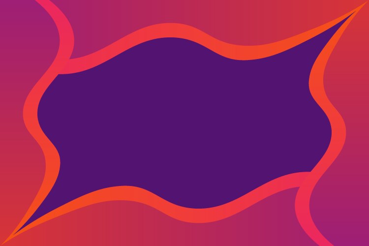 Abstract background with wavy gradient color shape vector image