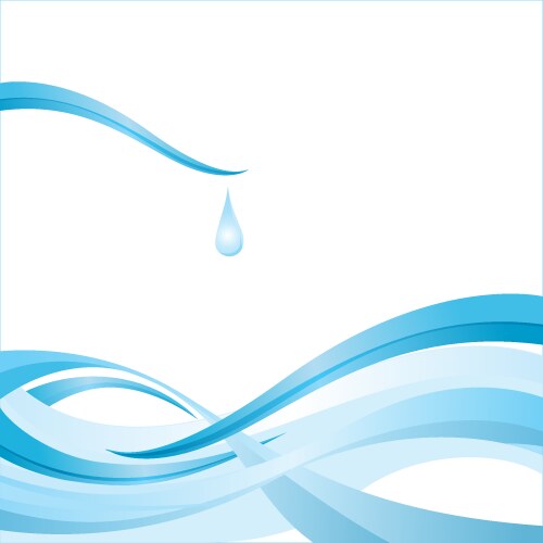 Water waves Royalty Free Vector Image - VectorStock