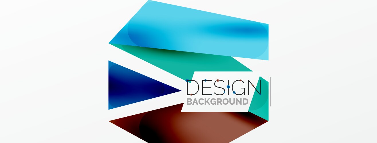 background abstract overlapping shapes minimal vector image vector image