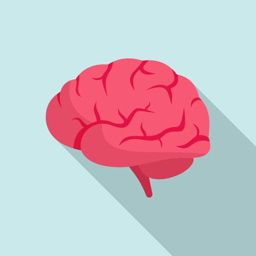 Colored brain icon Royalty Free Vector Image - VectorStock
